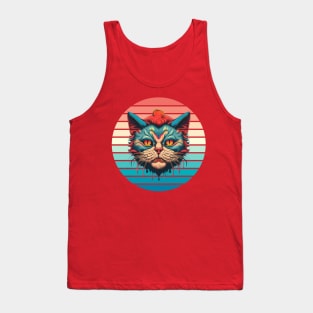 Clown Cat Tank Top